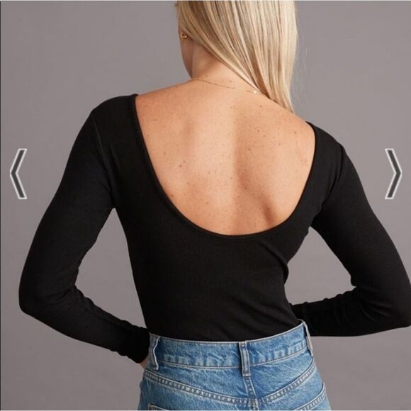 MARINE Layer Lexi Rib Bodysuit - Picture 3 of 8